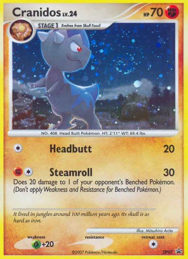 Cranidos — DP Black Star Promos #DP07 (Pokémon TCG card)
