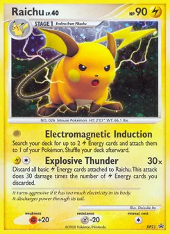 Raichu (DP Black Star Promos #DP21)