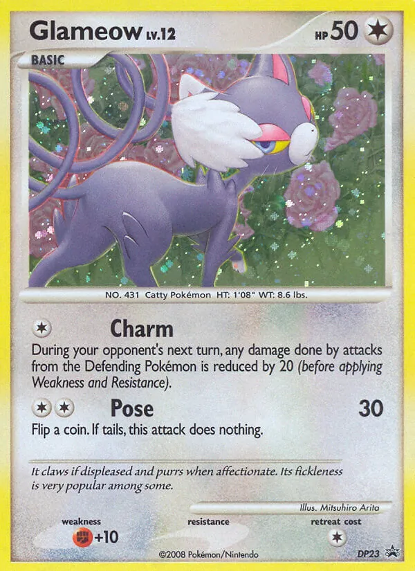 Glameow — DP Black Star Promos #DP23 (Pokémon TCG card)