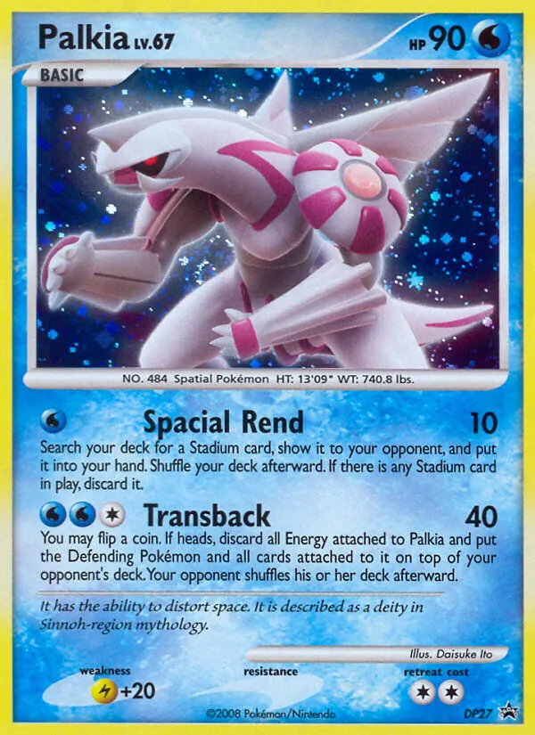 Palkia — DP Black Star Promos #DP27 (Pokémon TCG card)