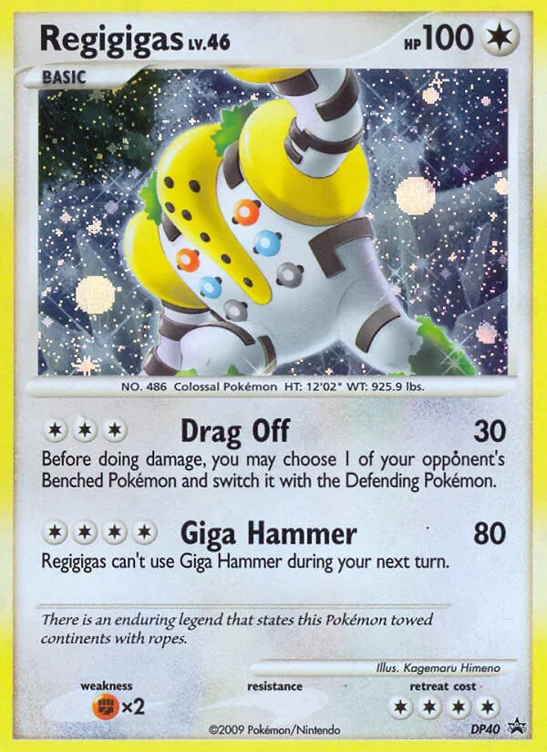 Regigigas — DP Black Star Promos #DP40 (Pokémon TCG card)