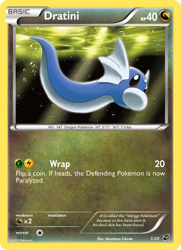 Dratini — Dragon Vault #1 (Pokémon TCG card)