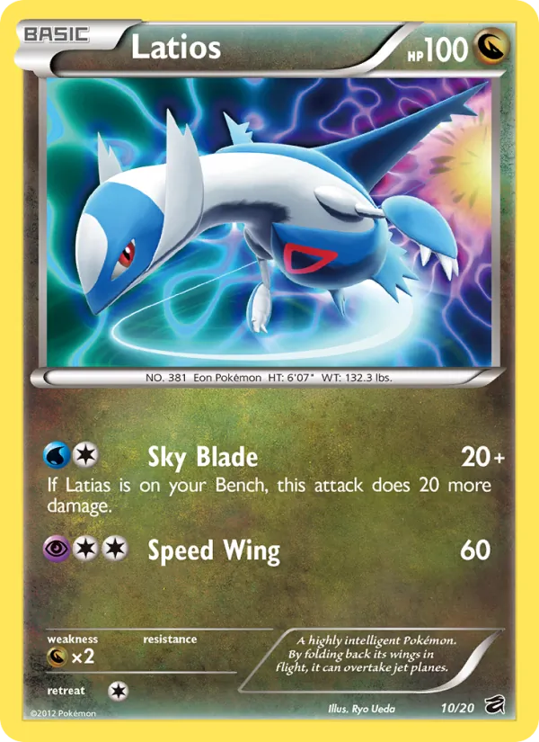 Latios — Dragon Vault #10 (Pokémon TCG card)