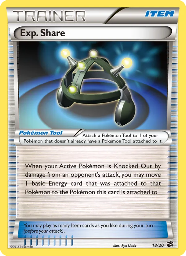 Exp. Share — Dragon Vault #18 (Pokémon TCG card)