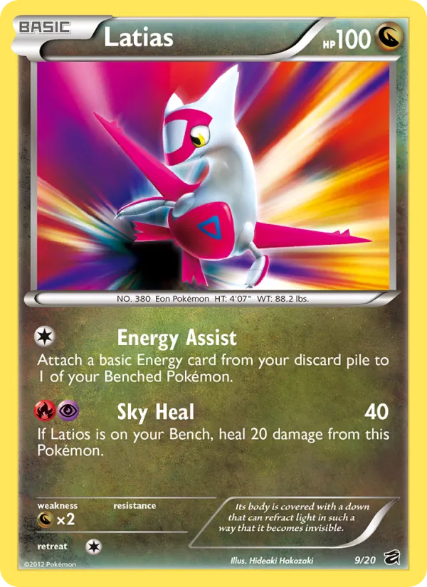 Latias — Dragon Vault #9 (Pokémon TCG card)