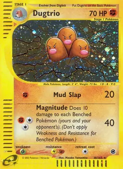 Dugtrio (Expedition Base Set #10)