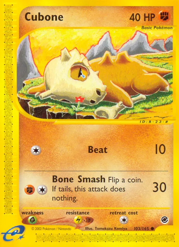 Cubone — Expedition Base Set #103 (Pokémon TCG card)