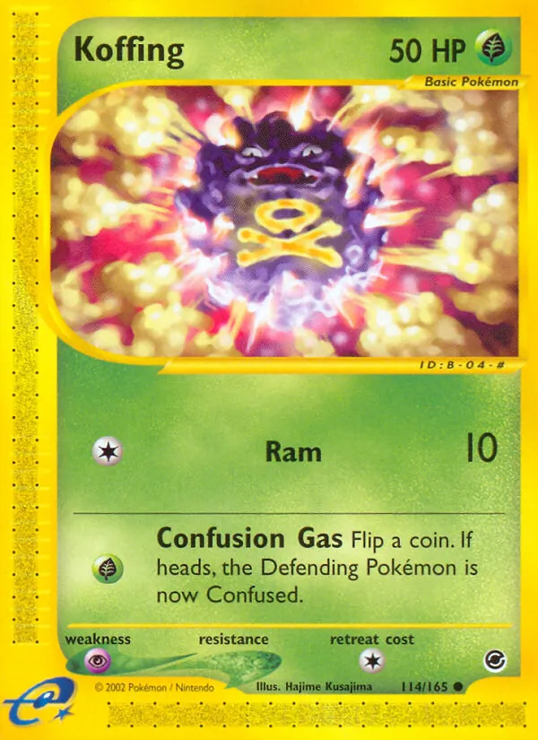 Koffing — Expedition Base Set #114 (Pokémon TCG card)