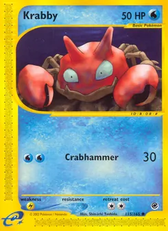 Krabby (Expedition Base Set #115)