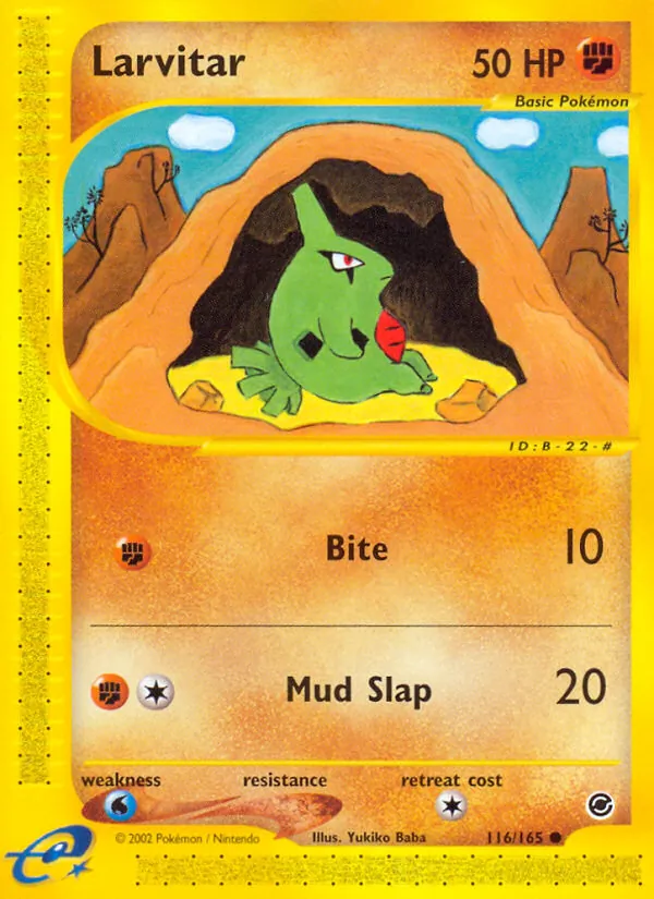 Larvitar — Expedition Base Set #116 (Pokémon TCG card)