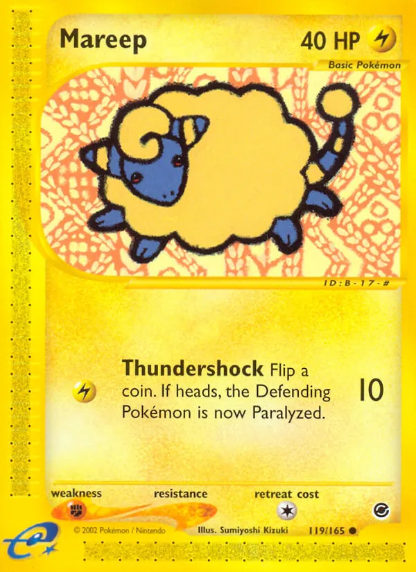 Mareep — Expedition Base Set #119 (Pokémon TCG card)