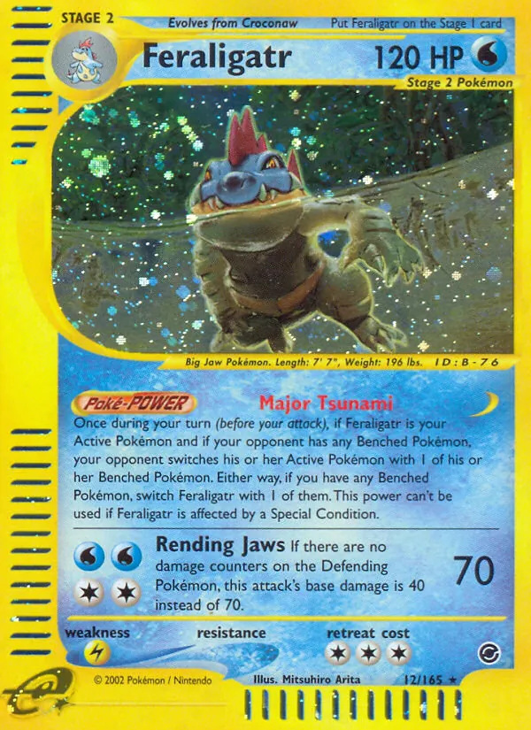 Feraligatr — Expedition Base Set #12 (Pokémon TCG card)