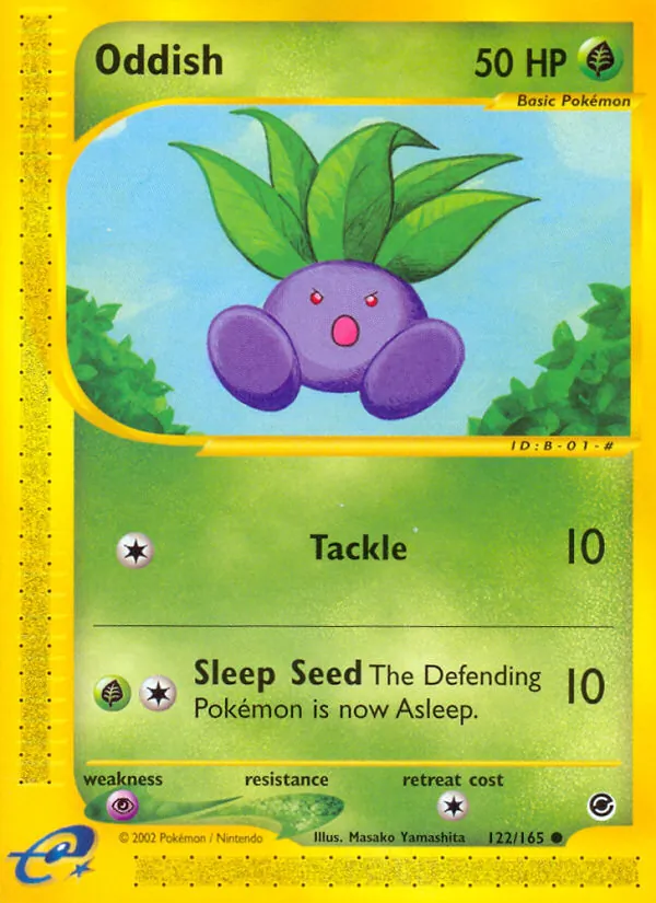 Oddish — Expedition Base Set #122 (Pokémon TCG card)