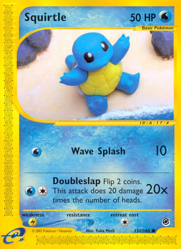 Squirtle — Expedition Base Set #131 (Pokémon TCG card)