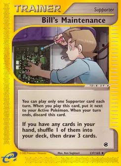 Bill's Maintenance (Expedition Base Set #137)
