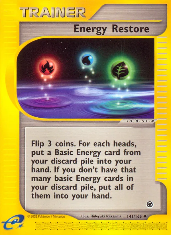 Energy Restore — Expedition Base Set #141 (Pokémon TCG card)