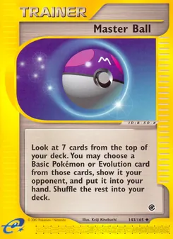 Master Ball (Expedition Base Set #143)