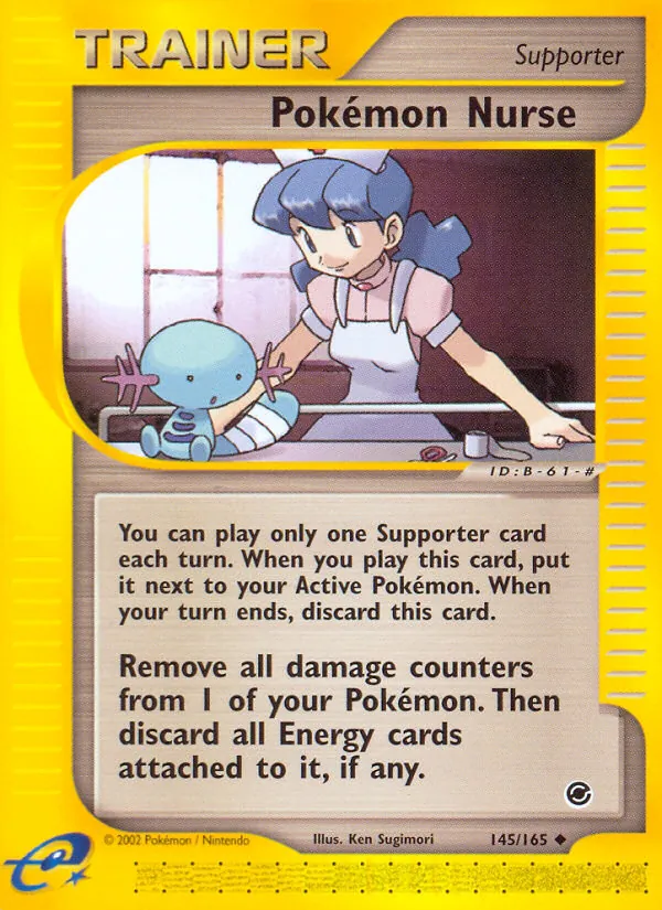 Pokémon Nurse — Expedition Base Set #145 (Pokémon TCG card)