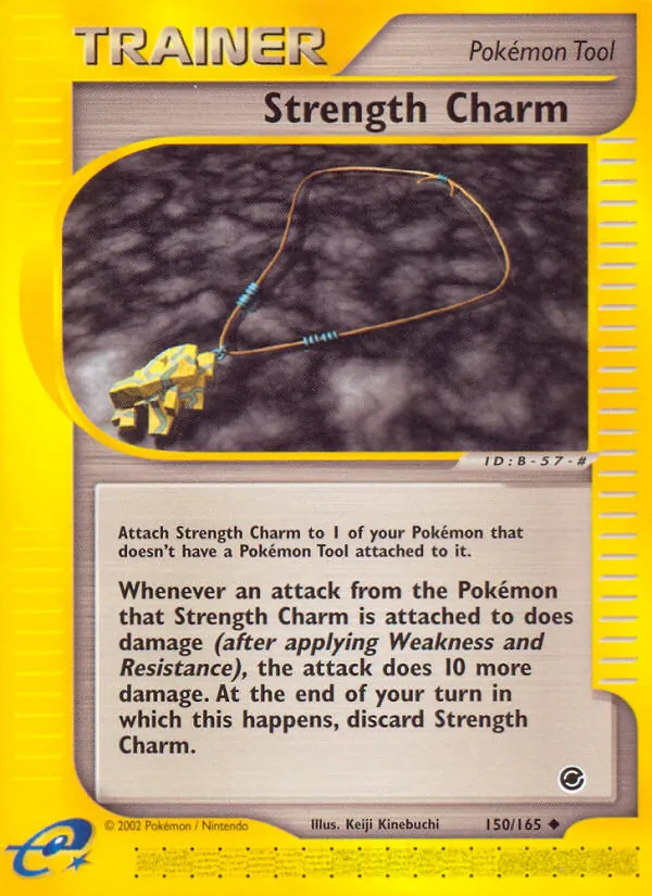Strength Charm — Expedition Base Set #150 (Pokémon TCG card)