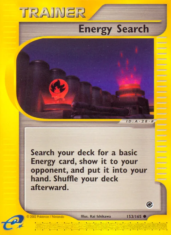 Energy Search — Expedition Base Set #153 (Pokémon TCG card)