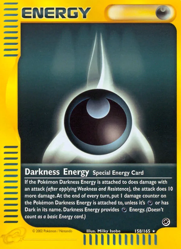 Darkness Energy — Expedition Base Set #158 (Pokémon TCG card)