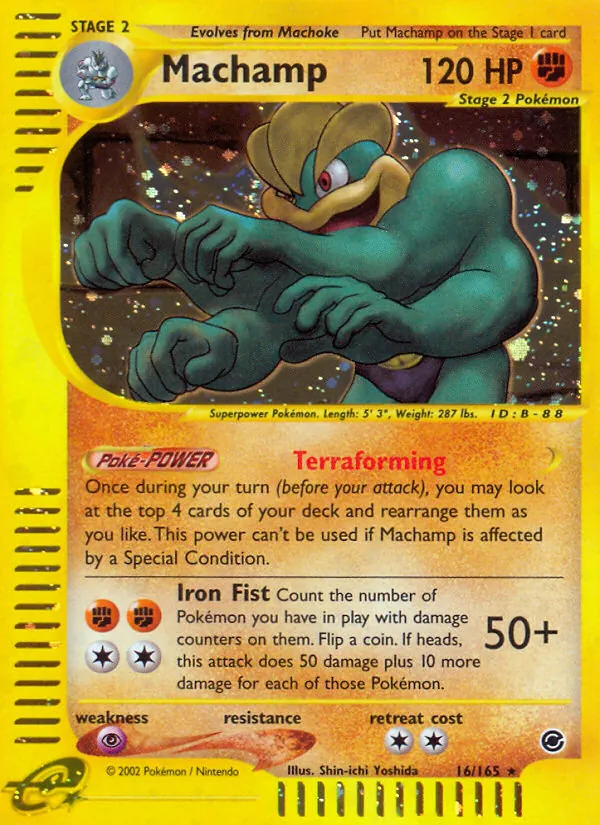 Machamp — Expedition Base Set #16 (Pokémon TCG card)