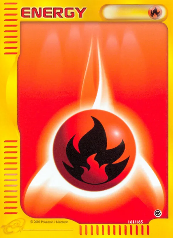 Fire Energy — Expedition Base Set #161 (Pokémon TCG card)