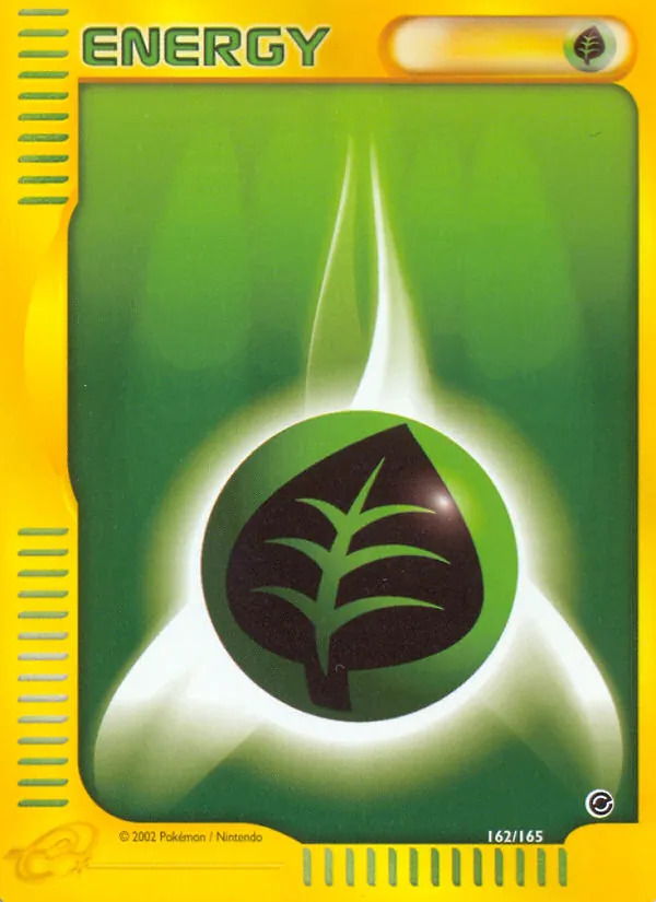 Grass Energy — Expedition Base Set #162 (Pokémon TCG card)