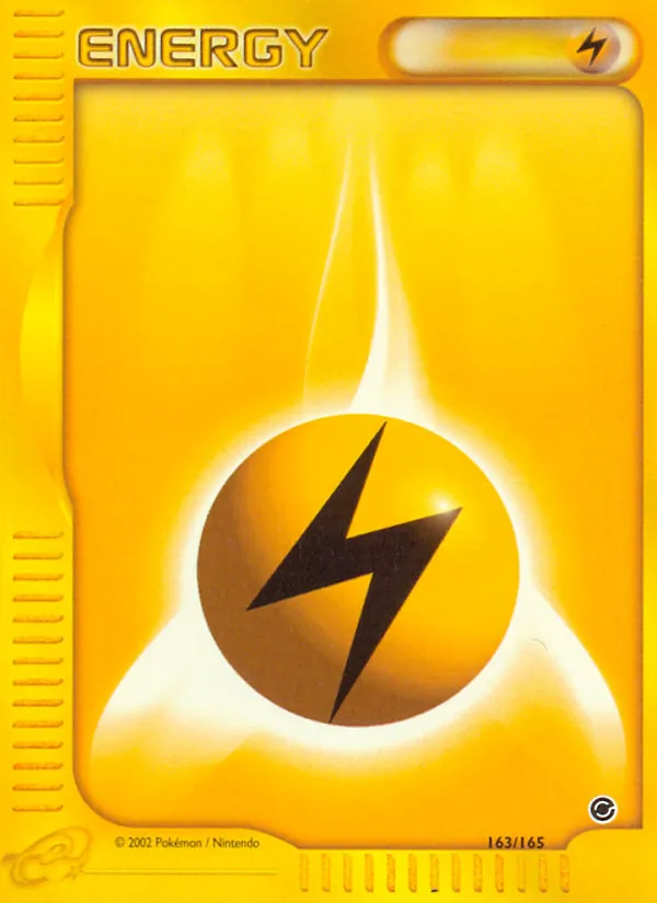 Lightning Energy — Expedition Base Set #163 (Pokémon TCG card)
