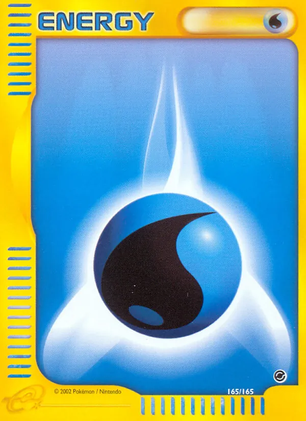 Water Energy — Expedition Base Set #165 (Pokémon TCG card)