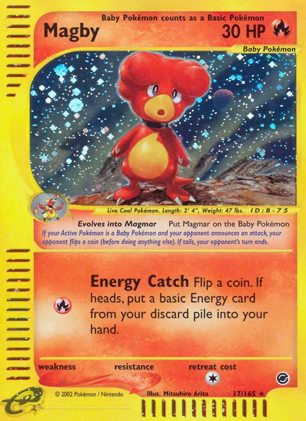 Magby — Expedition Base Set #17 (Pokémon TCG card)