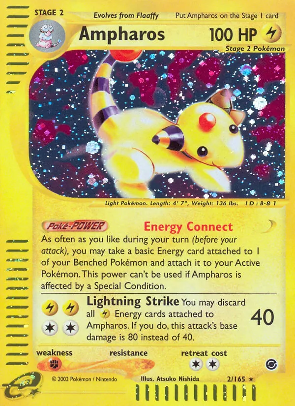 Ampharos — Expedition Base Set #2 (Pokémon TCG card)