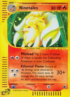 Ninetales (Expedition Base Set #21)