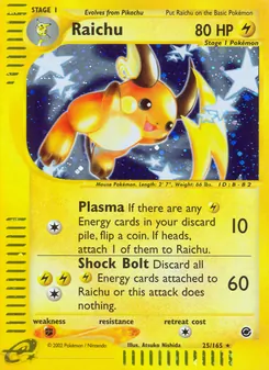 Raichu (Expedition Base Set #25)