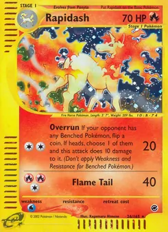 Rapidash (Expedition Base Set #26)