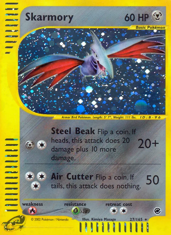 Skarmory — Expedition Base Set #27 (Pokémon TCG card)