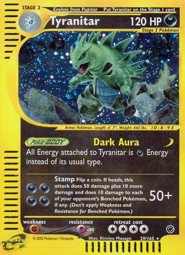 Tyranitar — Expedition Base Set #29 (Pokémon TCG card)