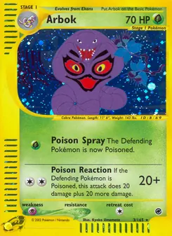 Arbok (Expedition Base Set #3)