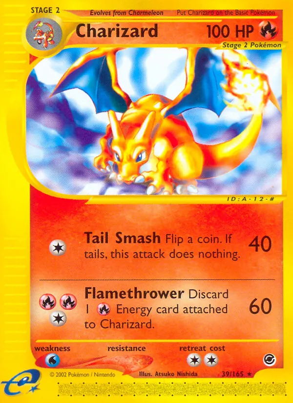 Charizard — Expedition Base Set #39 (Pokémon TCG card)