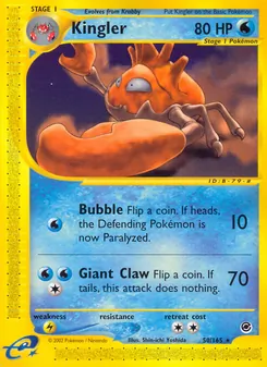 Kingler (Expedition Base Set #50)