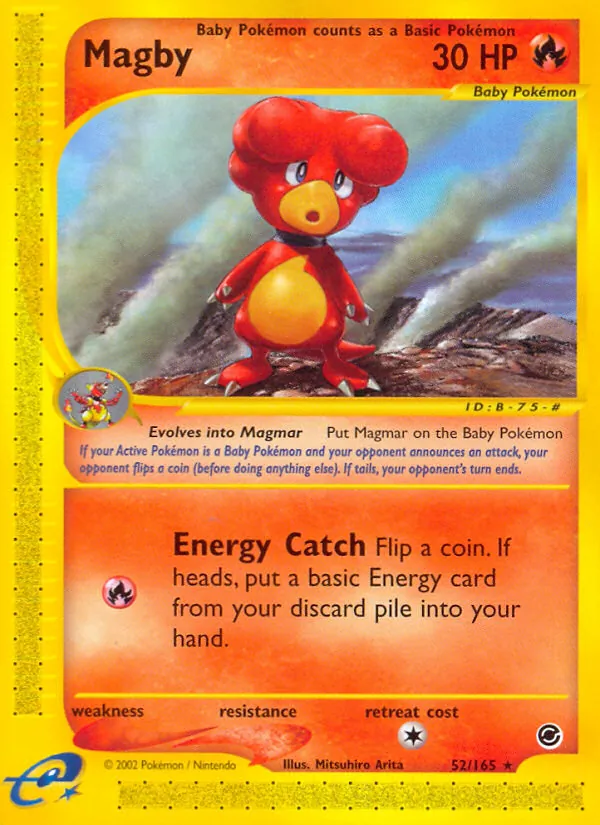Magby — Expedition Base Set #52 (Pokémon TCG card)