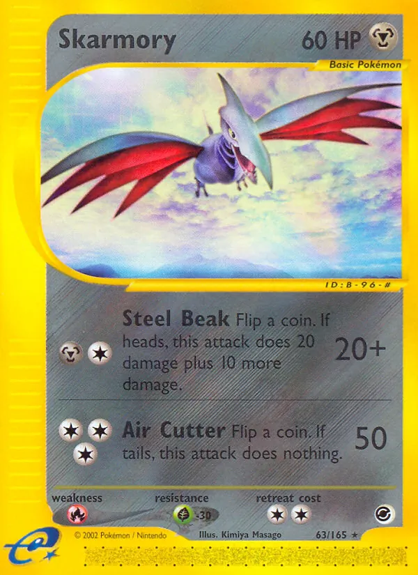 Skarmory — Expedition Base Set #63 (Pokémon TCG card)