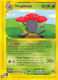 Vileplume (Expedition Base Set #69)