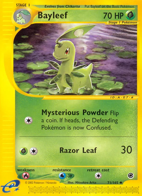 Bayleef — Expedition Base Set #71 (Pokémon TCG card)