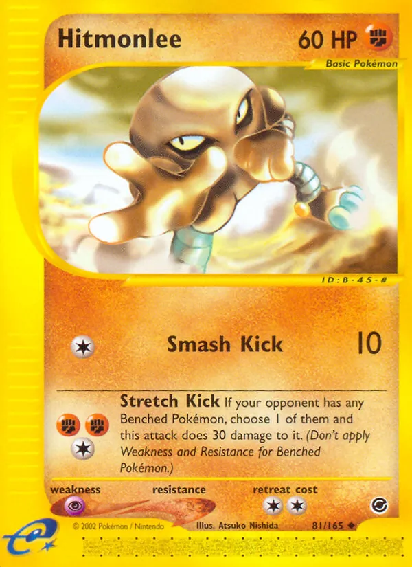 Hitmonlee — Expedition Base Set #81 (Pokémon TCG card)
