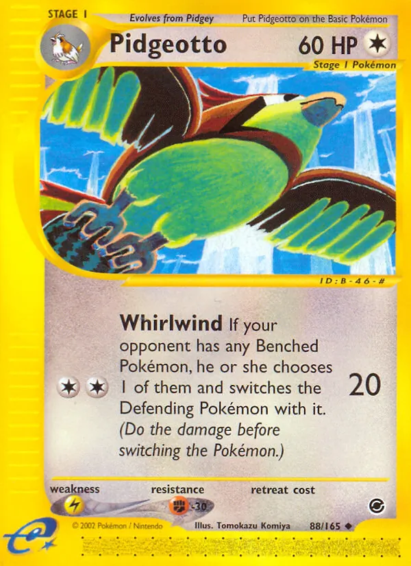 Pidgeotto — Expedition Base Set #88 (Pokémon TCG card)