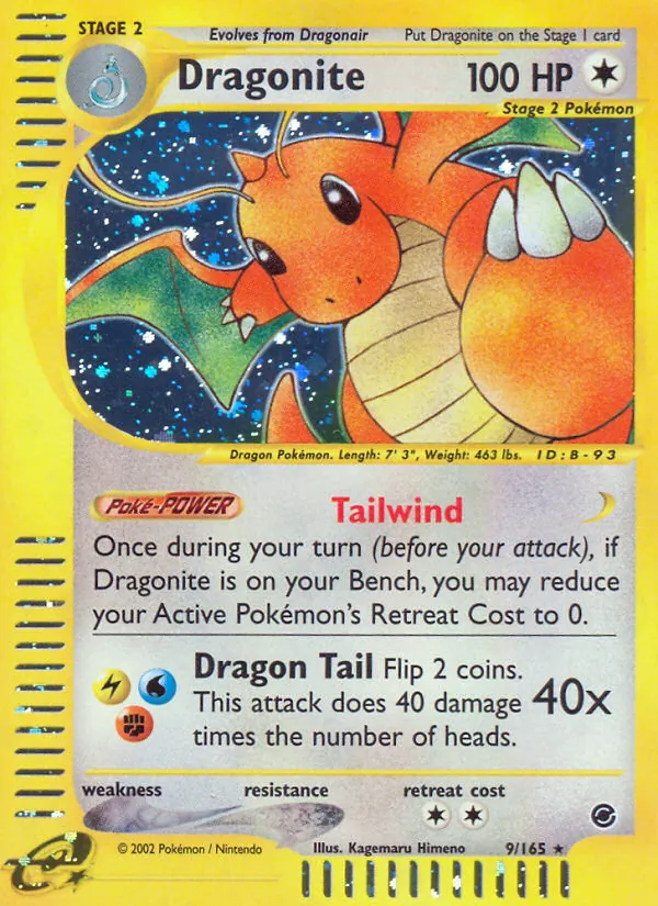 Dragonite — Expedition Base Set #9 (Pokémon TCG card)