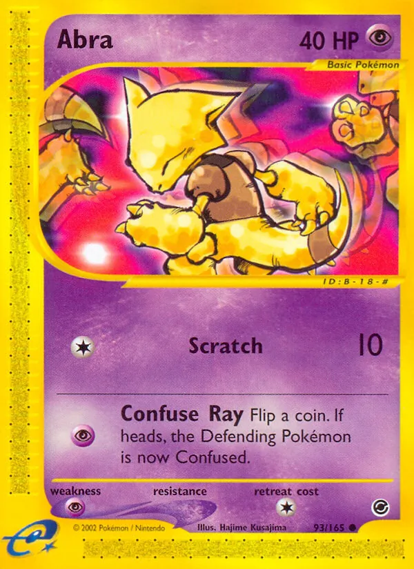 Abra — Expedition Base Set #93 (Pokémon TCG card)