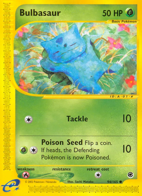 Bulbasaur — Expedition Base Set #94 (Pokémon TCG card)