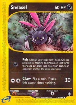 Sneasel (Aquapolis #110)